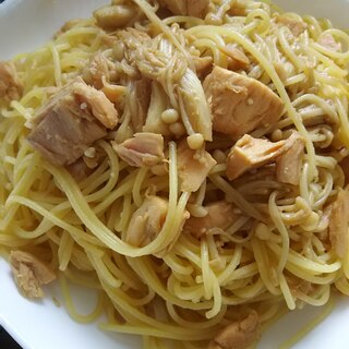 ツナとえのきのパスタ(^^)